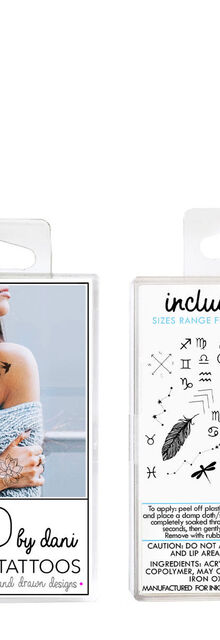 INKED by Dani Inspired Temporary Tattoos Pack INKED by Dani Inspired Temporary Tattoos Pack